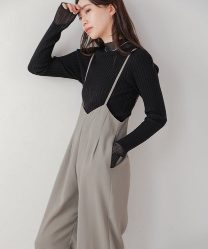 wide suspender pants