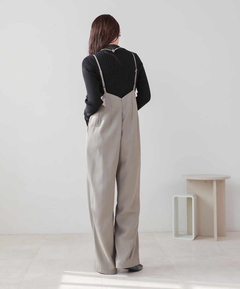 wide suspender pants