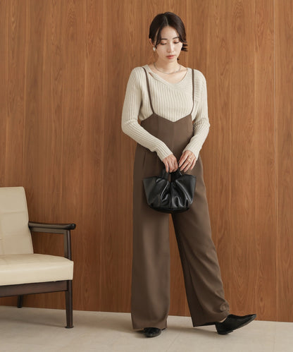 wide suspender pants