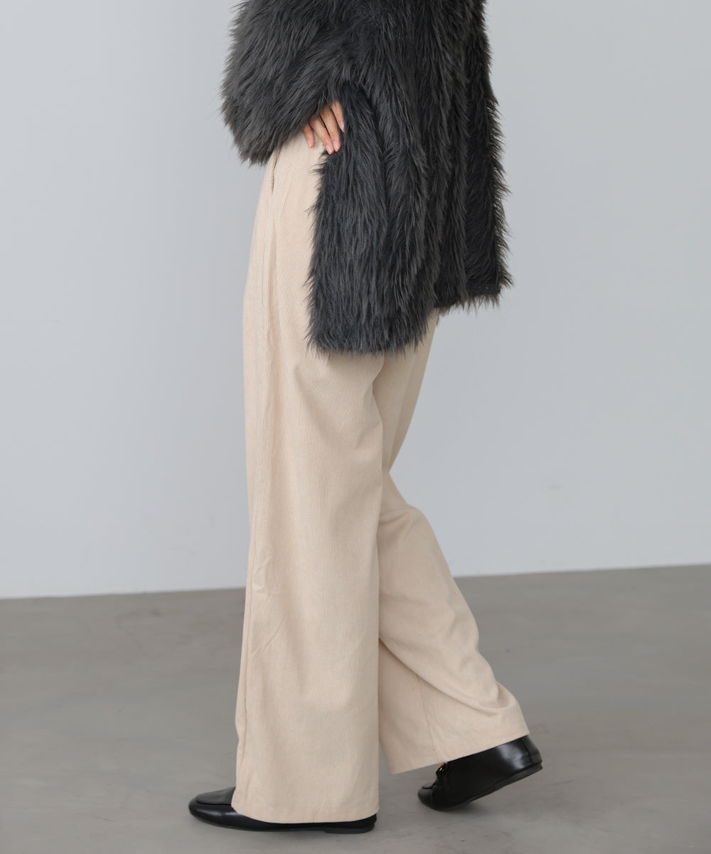 コーデュロイイージーパンツ