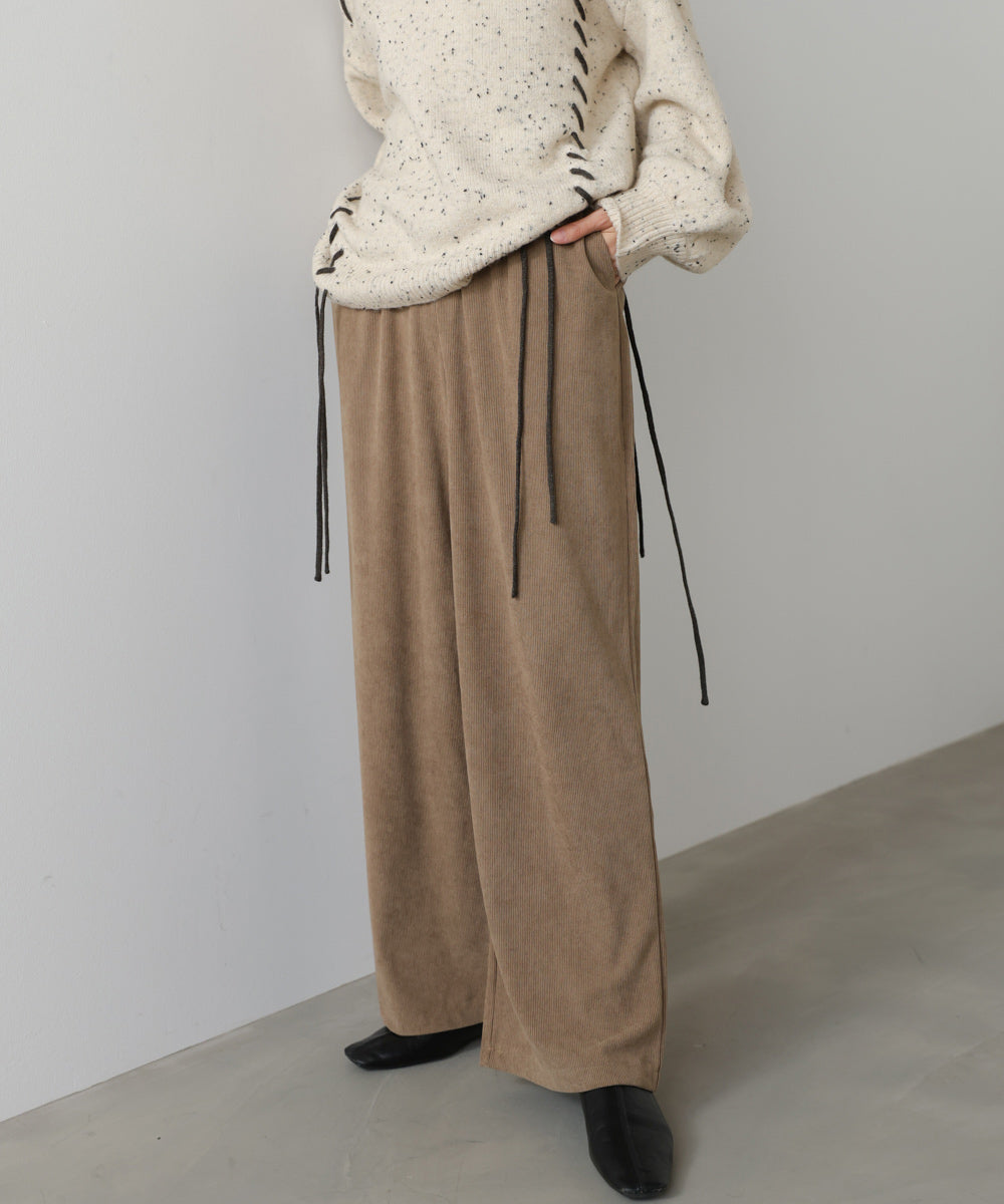 コーデュロイイージーパンツ