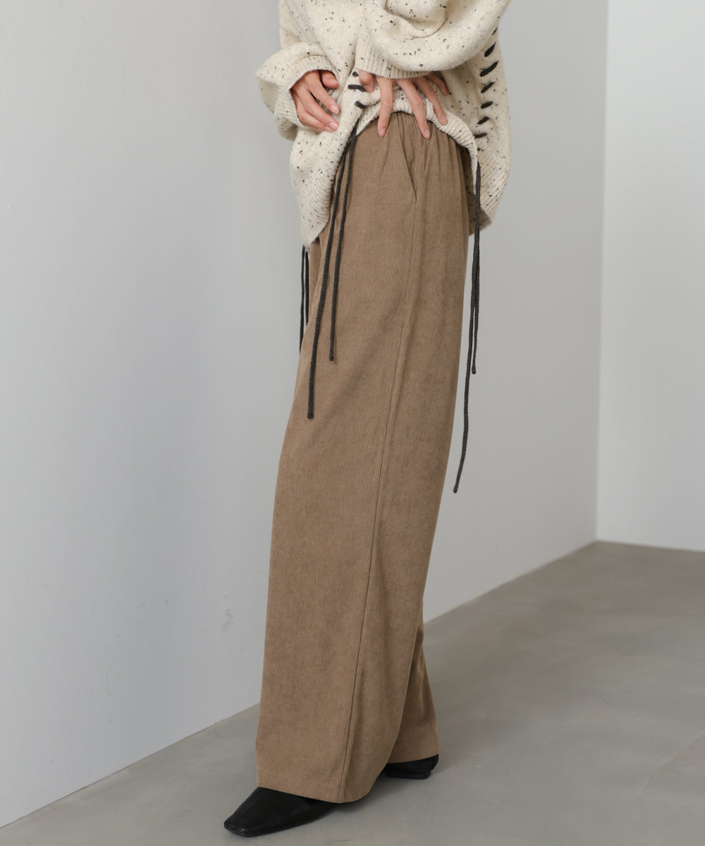 コーデュロイイージーパンツ