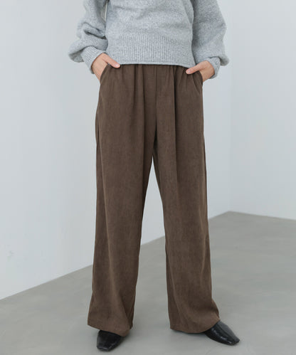 コーデュロイイージーパンツ