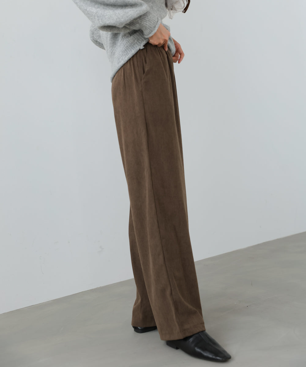 コーデュロイイージーパンツ