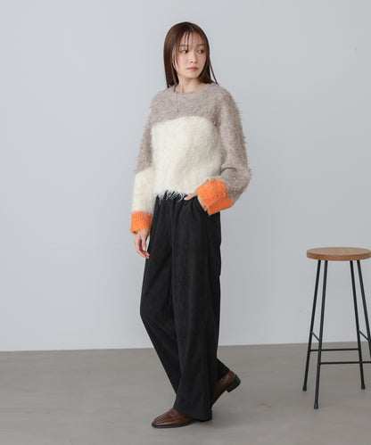 コーデュロイイージーパンツ