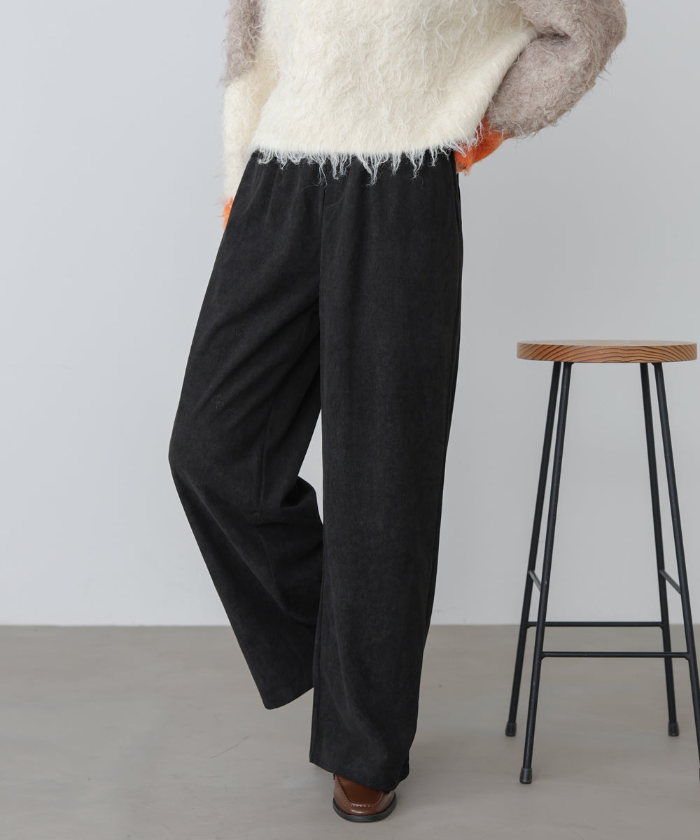 コーデュロイイージーパンツ