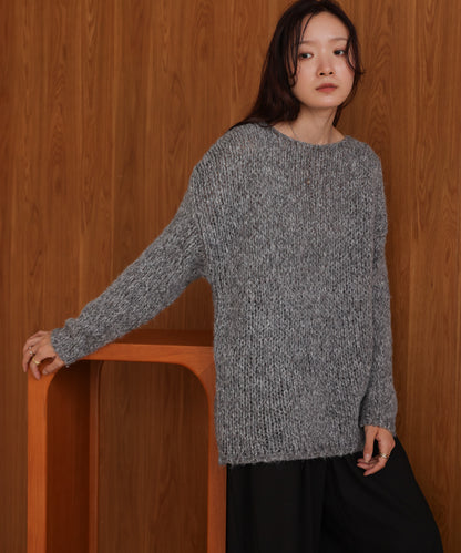 ［KNIT20％OFF］melange knit top