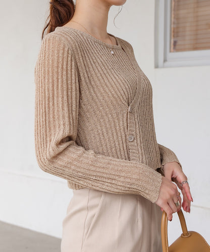 【公式サイト限定価格】layered design knit top