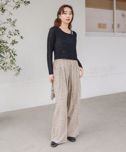 【公式サイト限定価格】layered design knit top