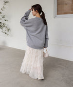 ウェーブチュールスカート
