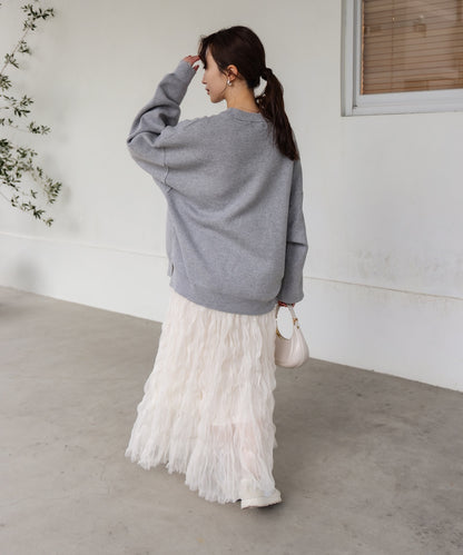 wave tulle skirt