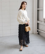 ウェーブチュールスカート