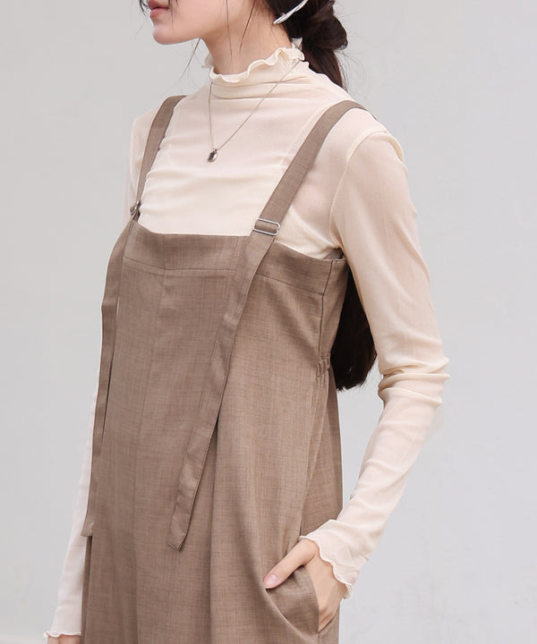 シアーハイネックメロートップス