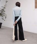 シアーハイネックメロートップス