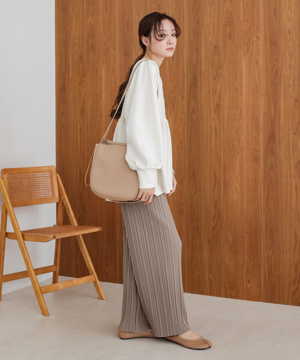 サイドベルトデザインショルダーバッグ