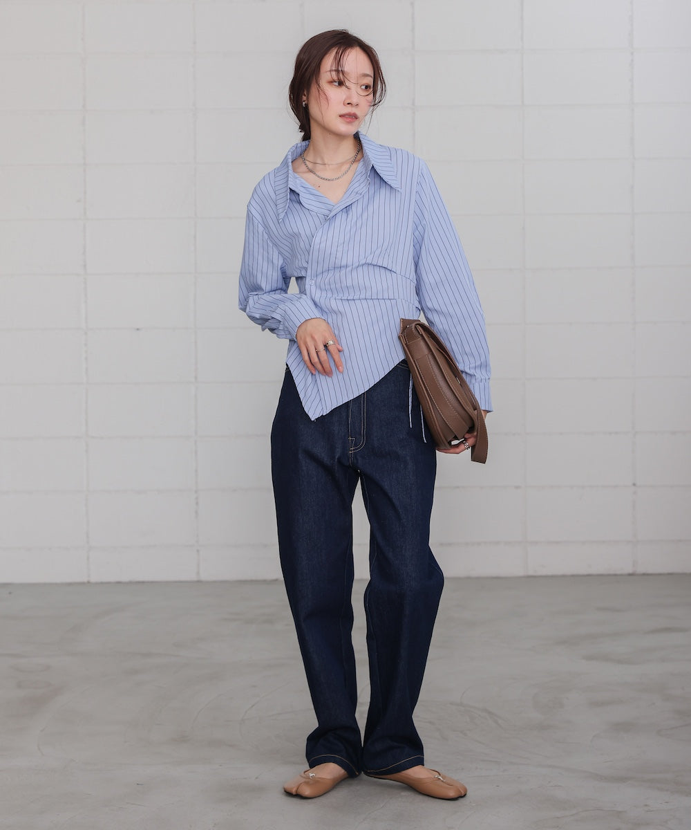 サイドベルトデザインショルダーバッグ