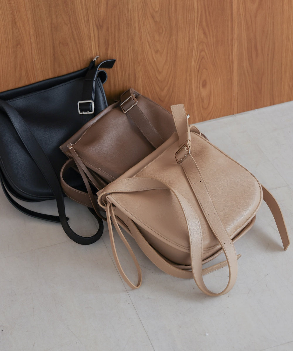 side belt design shoulder bag