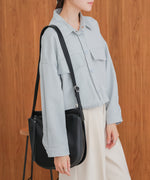 サイドベルトデザインショルダーバッグ