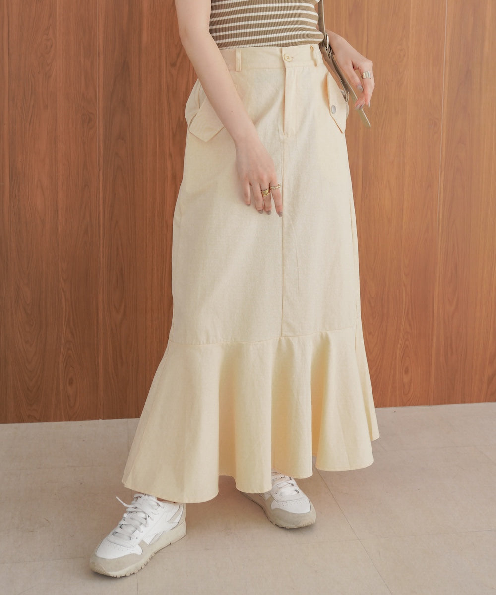 マーメイドツイルスカート