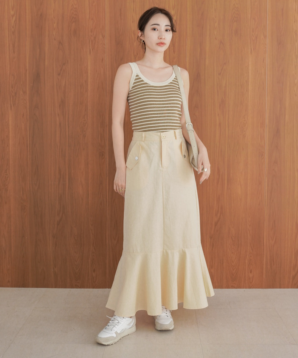 マーメイドツイルスカート