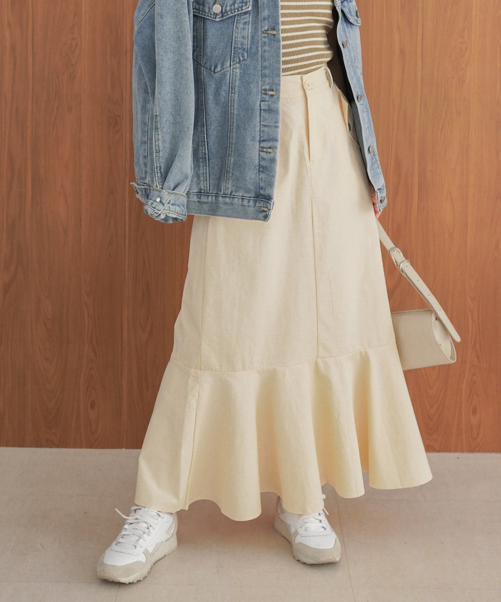 マーメイドツイルスカート