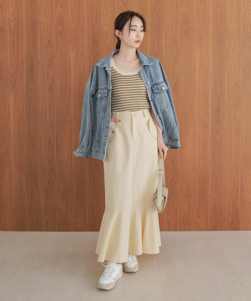 マーメイドツイルスカート