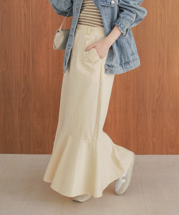 マーメイドツイルスカート