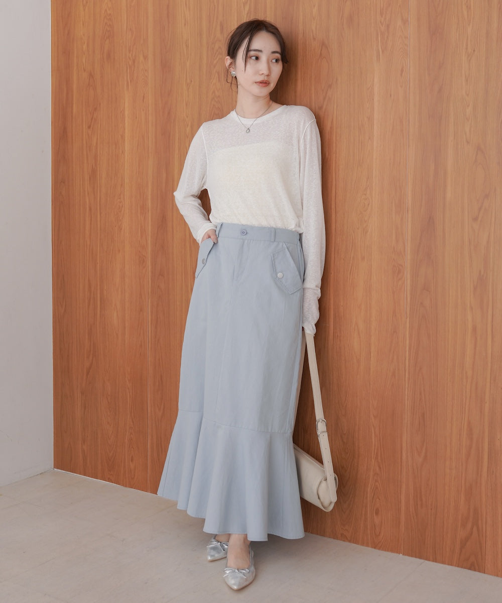 マーメイドツイルスカート