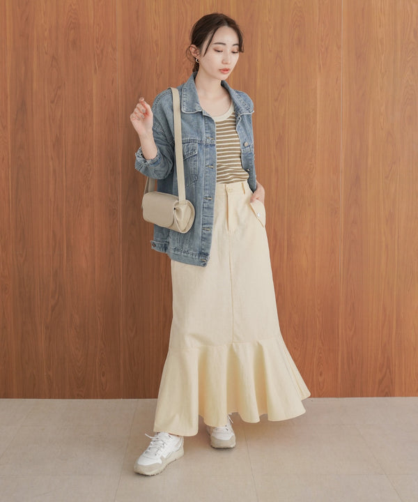 マーメイドツイルスカート