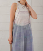 ニュアンス柄シアーキャミワンピース