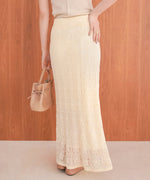 クロシェ編みスカート