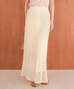 クロシェ編みスカート