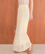 クロシェ編みスカート