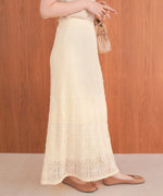 クロシェ編みスカート