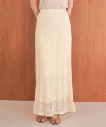 クロシェ編みスカート