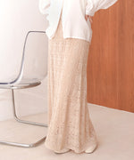 クロシェ編みスカート