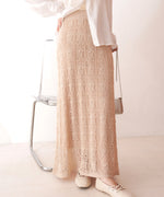 クロシェ編みスカート