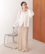 クロシェ編みスカート