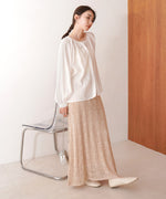 クロシェ編みスカート