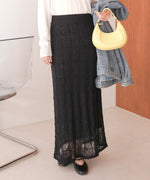 クロシェ編みスカート