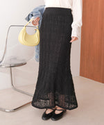 クロシェ編みスカート