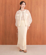 クロシェ編みスカート