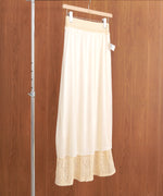 クロシェ編みスカート