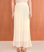 クロシェ編みスカート