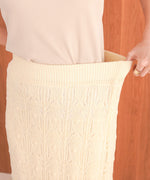 クロシェ編みスカート