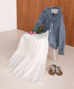 コットンギャザースカート