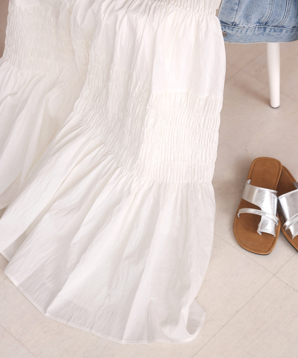 コットンギャザースカート