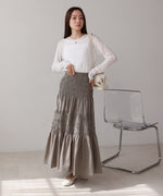 コットンギャザースカート