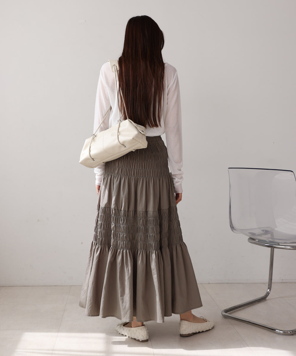 コットンギャザースカート