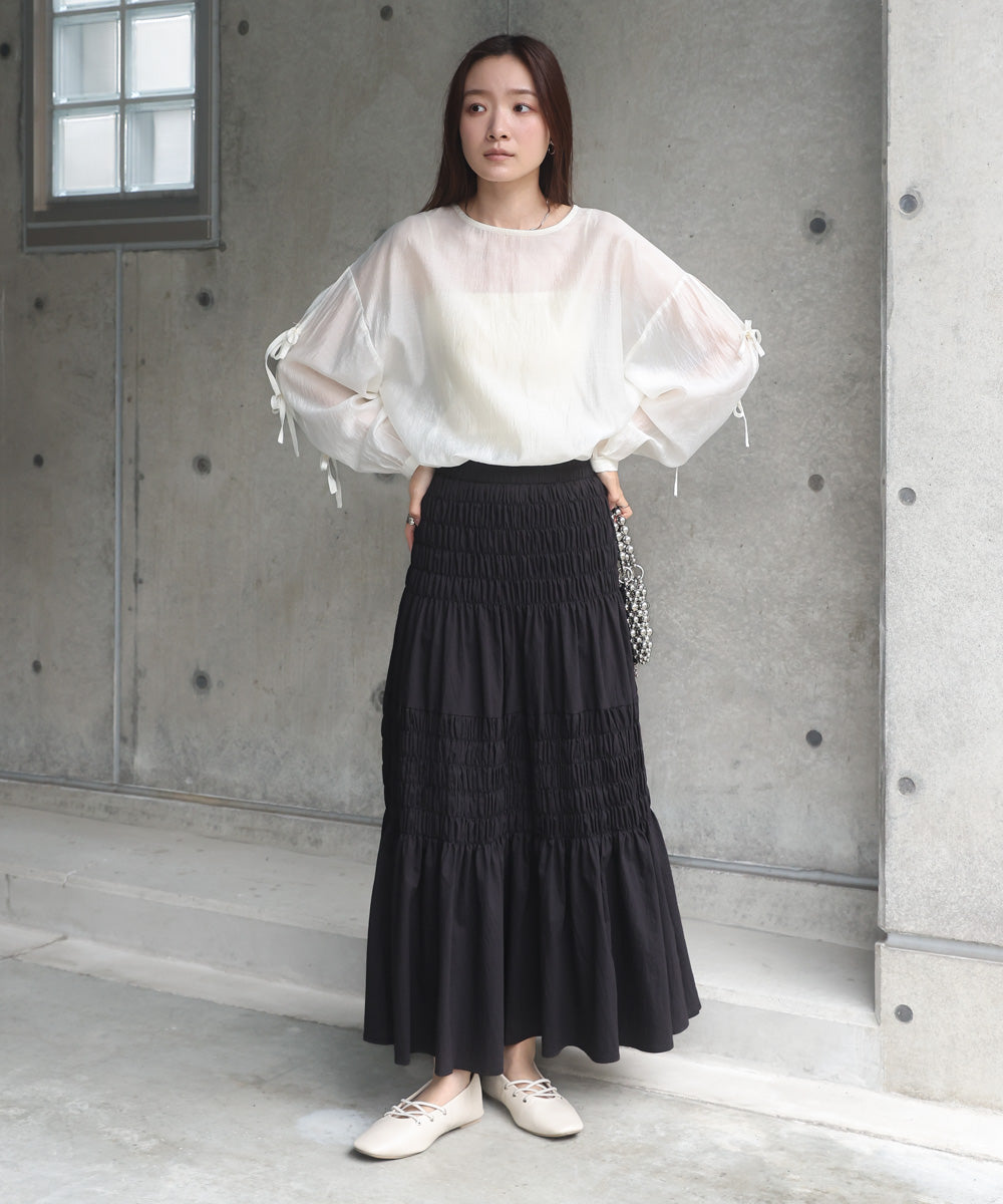 コットンギャザースカート